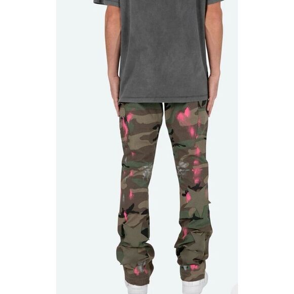 MNML B439 Star Flare Denim - Camo Size 40 - Picture 3 of 12